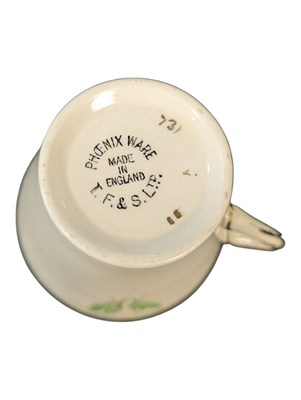 Lot 154 - EARLY 20TH CENTURY ART DECO VINTAGE POTTERY TEA SERVICE