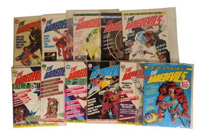 Lot 612 - COMIC BOOKS - MARVEL UK - THE DAREDEVILS #1-11