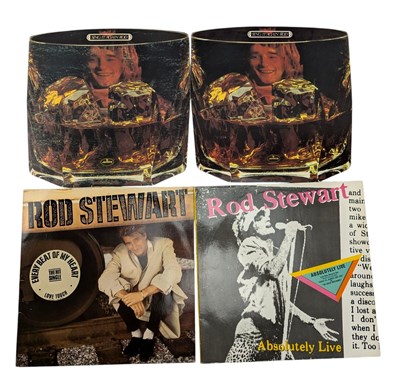 Lot 34 - ROD STEWART - SELECTION OF 4 VINYL RECORD ALBUMS