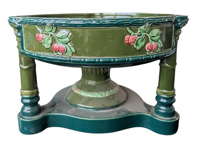 Lot 151 - MANNER OF EICHWALD - EARLY 20TH CENTURY BOHEMIAN ART NOUVEAU TAZZA COMPORT