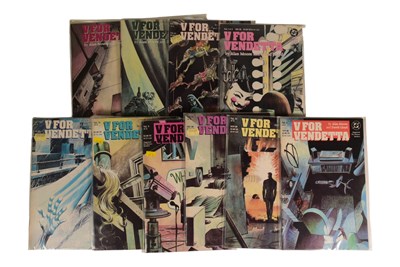 Lot 617 - COMIC BOOKS - V FOR VENDETTA ISSUES #1-10