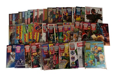 Lot 626 - COMIC BOOKS - COLLECTION OF VINTAGE 2000AD & JUDGE DREDD