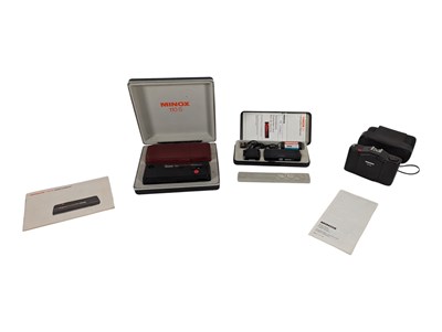 Lot 185 - MINOX, GERMANY - COLLECTION OF 20TH CENTURY COMPACT CAMERAS