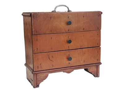 Lot 184 - VINTAGE 20TH CENTURY APPRENTICE PIECE CHEST OF DRAWERS