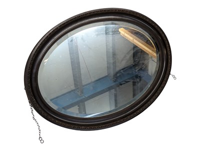 Lot 948 - EARLY 20TH CENTURY CIRCA 1920S MAHOGANY FRAMED OVAL MIRROR