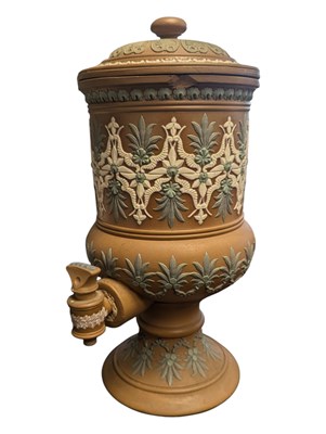 Lot 161 - LATE 19TH / EARLY 20TH CENTURY VINTAGE DOULTON LAMBETH SILICON STONEWARE WATER FILTER