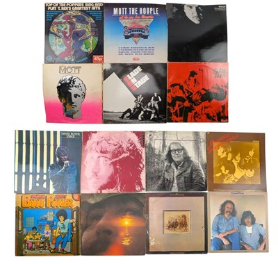 Lot 28 - MIXED ROCK - SELECTION OF VINYL RECORD ALBUMS