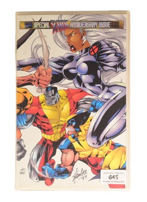 Lot 645 - COMIC BOOKS - MARVEL X-MEN ANNIVERSARY ISSUE SIGNED STAN LEE