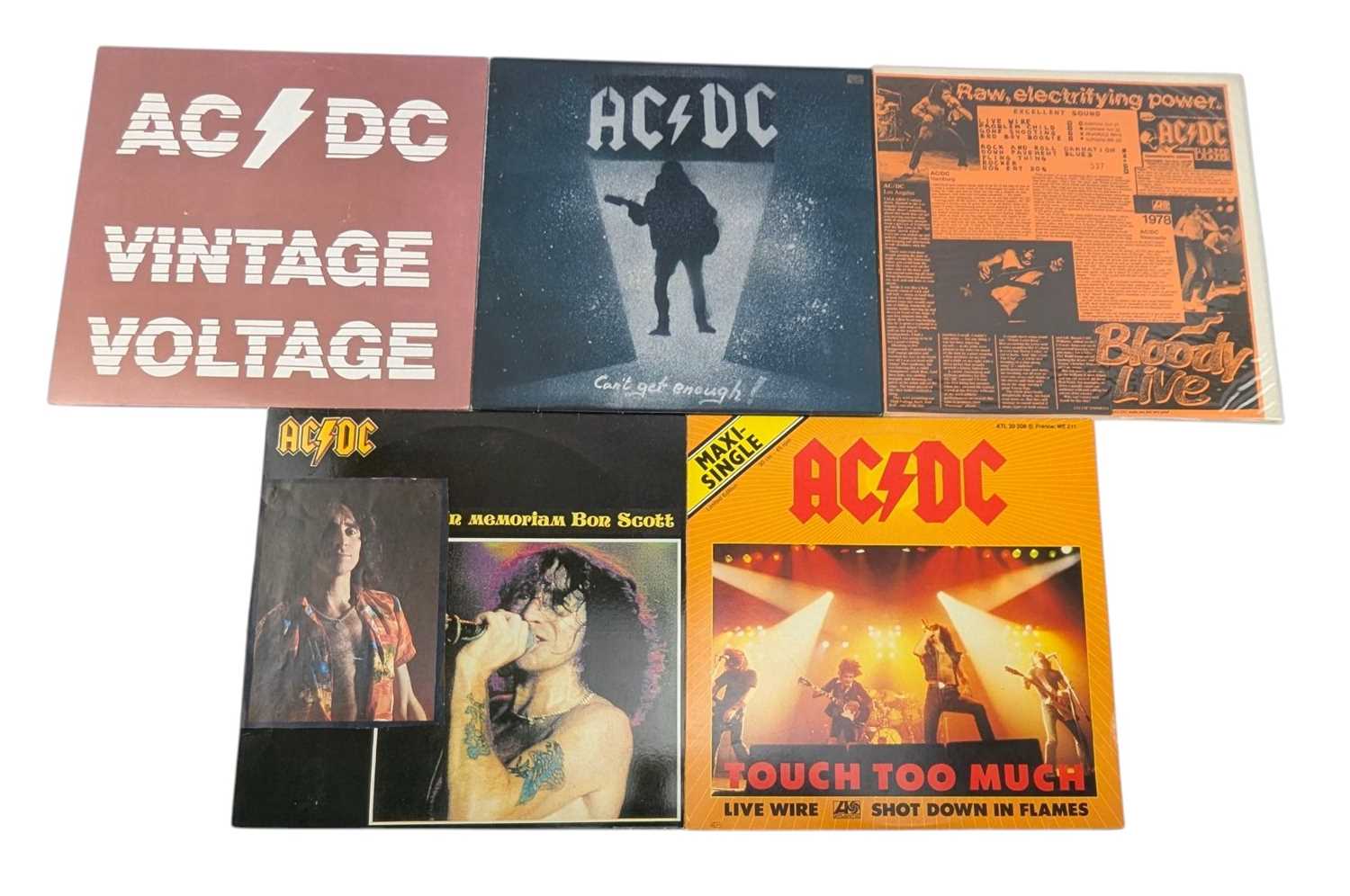 Lot 62 - AC/DC - COLLECTION OF LIVE ALBUMS / UNOFFICIAL RELEASES