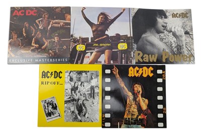 Lot 63 - AC/DC - COLLECTION OF 5 LIVE ALBUMS / UNOFFICIAL RELEASES