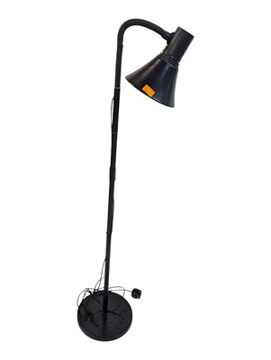 Lot 884 - RETRO 20TH CENTURY BLACK COLOURWAY ANGLEPOISE FLOOR STANDARD LAMP