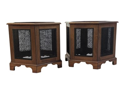 Lot 937 - PAIR OF REGENCY REVIVAL PLANT STANDS