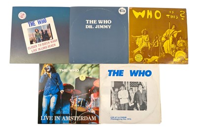 Lot 69 - THE WHO - COLLECTION OF 5 UNOFFICIAL RELEASES