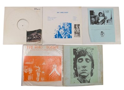 Lot 70 - THE WHO - COLLECTION OF 5 UNOFFICIAL VINYL RELEASES