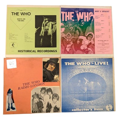Lot 71 - THE WHO - COLLECTION OF 4 UNOFFICIAL RELEASES