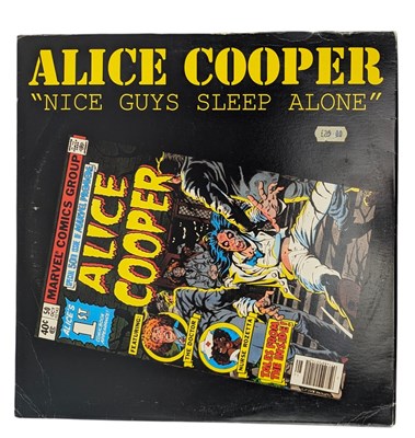Lot 73 - ALICE COOPER - "NICE GUYS SLEEP ALONE" - DOUBLE LP UNOFFICIAL RELEASE