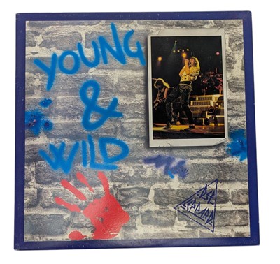 Lot 74 - DEF LEPPARD - YOUNG & WILD LIVE - UNOFFICIAL VINYL RELEASE