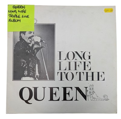 Lot 75 - QUEEN - LONG LIFE TO THE QUEEN - TRIPLE LP UNOFFICIAL RELEASE