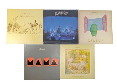 Lot 24 - GENESIS - SELECTION OF 5 VINYL RECORDS