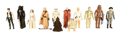 Lot 669 - STAR WARS - COMPLETE 'FIRST 12' ACTION FIGURES WITH WEAPONS