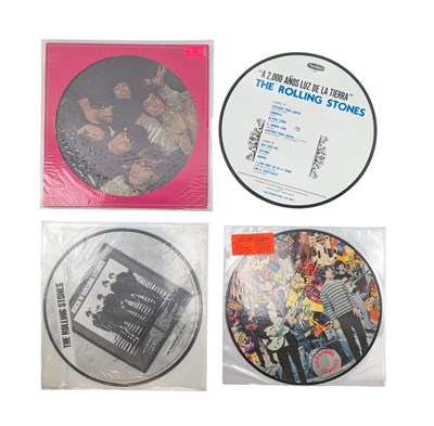 Lot 13 - THE ROLLING STONES - SELECTION OF FOUR VINYL PICTURE DISCS