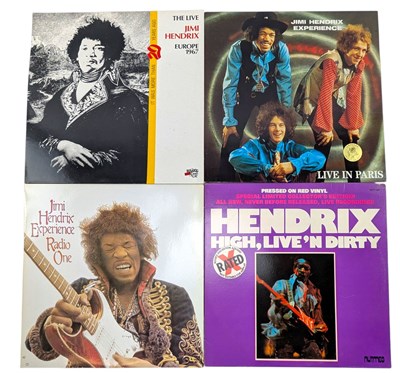 Lot 85 - JIMI HENDRIX - SELECTION OF 4 COLOURED VINYL UNOFFICIAL RELEASE