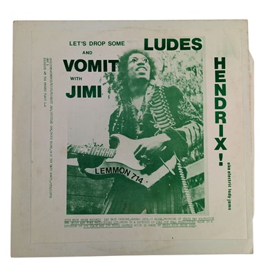 Lot 93 - JIMI HENDRIX - LET'S DROP SOME LUDES AND VOMIT WITH JIMI - PROMO / UNOFFICIAL RELEASE