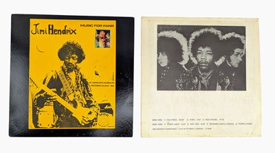 Lot 98 - JIMI HENDRIX - 2 VINYL UNOFFICIAL RELEASES