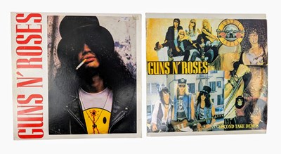 Lot 100 - GUNS 'N' ROSES - 2 UNOFFICIAL VINYL RELEASES