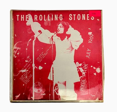 Lot 115 - THE ROLLING STONES - HYDE PARK JULY 1969 - UNOFFICIAL RELEASE