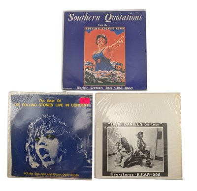 Lot 125 - THE ROLLING STONES - 3 UNOFFICIAL RELEASES - COLOURED VINYL