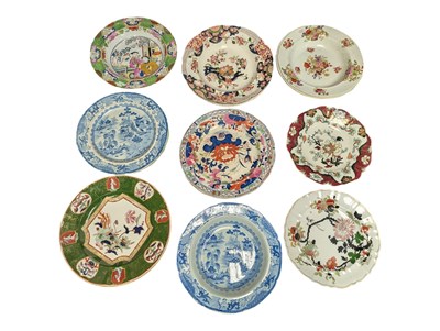 Lot 115 - COLLECTION OF 19TH / 20TH CENTURY MASONS IRONSTONE PLATES AND DISHES