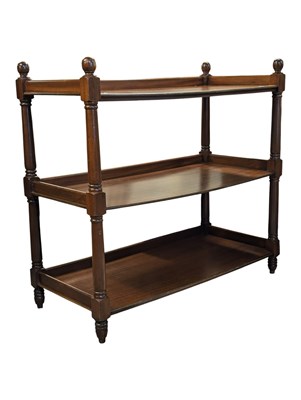 Lot 1072 - EDWARDIAN MAHOGANY BUFFET STAND