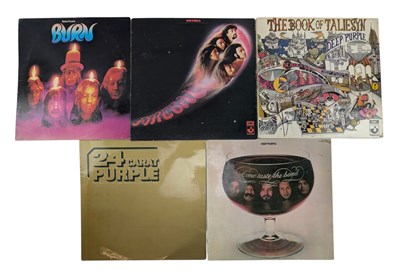 Lot 57 - DEEP PURPLE - SELECTION OF 5 VINYL RECORD ALBUMS