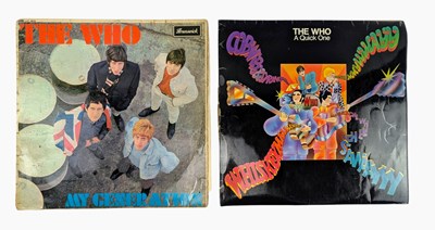 Lot 35 - THE WHO - 2 VINYL RECORD ALBUMS - MY GENERATION FIRST PRESSING