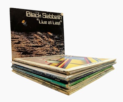 Lot 129 - MIXED ROCK - SELECTION OF 15 VINYL RECORD ALBUMS