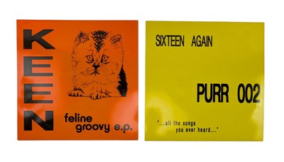 Lot 133 - KEEN - FELINE GROOVY E.P & SIXTEEN AGAIN E.P - 12" VINYL - PURR 002 / 003