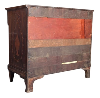 Lot 277 - DUTCH 18TH CENTURY MARQUETRY INLAID CHEST OF DRAWERS