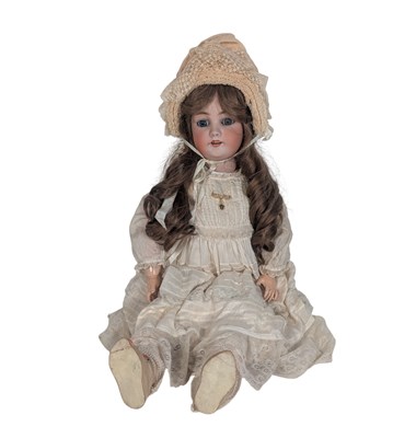 Lot 3 - DOLLS - GERMAN SIMON & HALBIG BISQUE HEADED DOLL