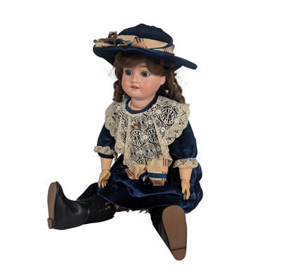 Lot 4 - DOLLS - GERMAN SIMON & HALBIG BISQUE HEADED DOLL