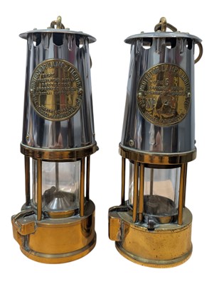 Lot 204 - PAIR OF 20TH CENTURY WELSH MINERS LAMPS