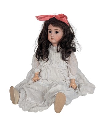 Lot 8 - DOLLS - FRENCH BISQUE HEADED DOLL