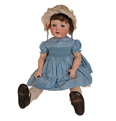 Lot 10 - DOLLS - GERMAN EDMUND EDELMANN MELLITA BISQUE HEADED DOLL