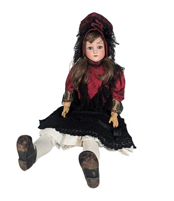 Lot 14 - DOLLS - GERMAN JUTTA BISQUE HEADED DOLL