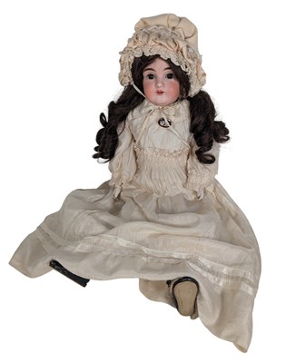 Lot 17 - DOLLS - FRENCH DEP BISQUE HEADED DOLL