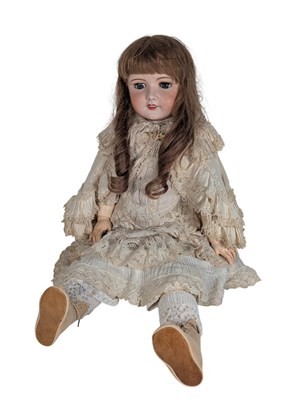 Lot 23 - DOLLS - FRENCH UNIS BISQUE HEADED DOLL