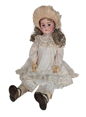 Lot 24 - DOLLS - GERMAN FRENCH BISQUE HEADED DOLL