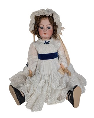 Lot 25 - DOLLS - GERMAN SIMON & HALBIG BISQUE HEADED DOLL