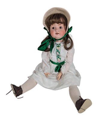 Lot 28 - DOLLS - GERMAN ADOLF HULSS BISQUE HEADED DOLL