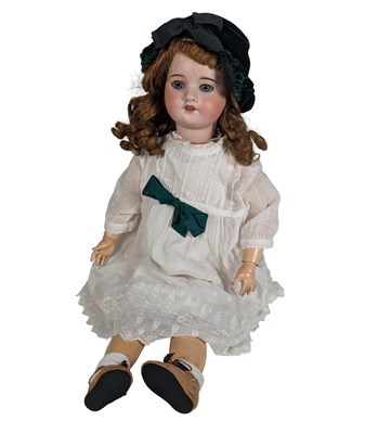 Lot 32 - DOLLS - FRENCH S.F.B.J BISQUE HEADED DOLL